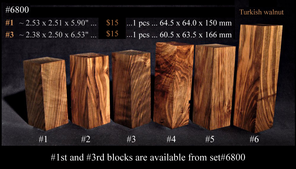 turkish walnut turning blocks